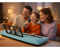 MusicMate Keyboard MM-04 KeyDeluxe Turkusowy - 1588174 - zdjęcie 8